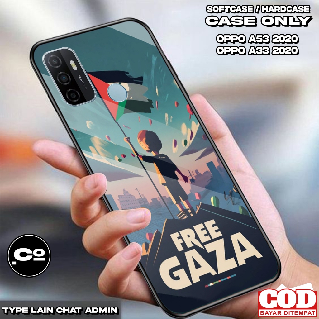 Case OPPO A53 2020 / OPPO A33 2020 - Casing OPPO A53 2020 / OPPO A33 2020 [ Free Palestine ] Silikon