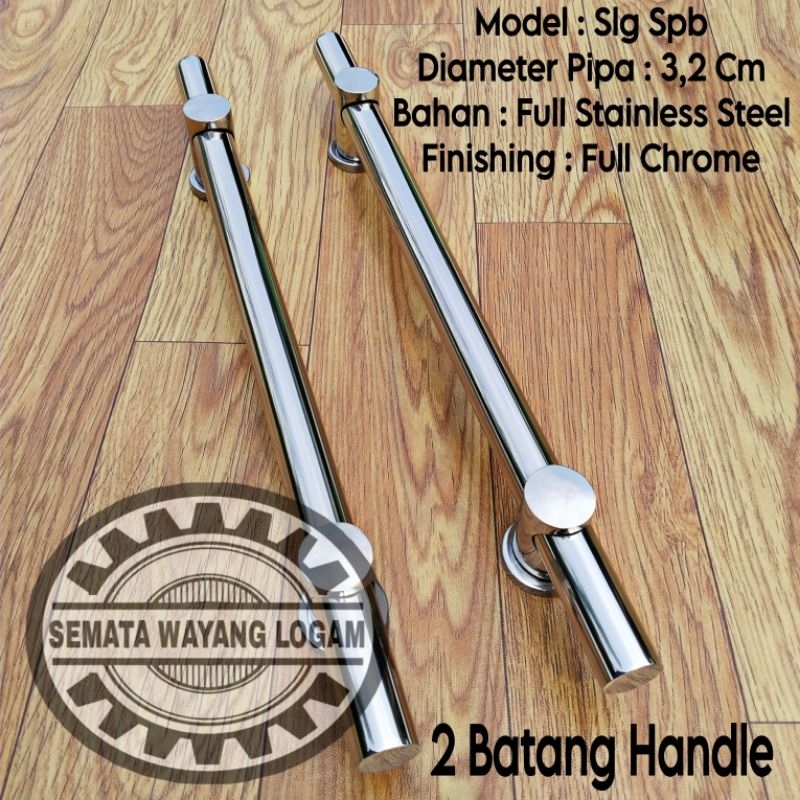 80 Cm Handle Pintu Rumah Stainless Steel Gagang Pegangan Tarikan Pintu Kupu Tarung Minimalis