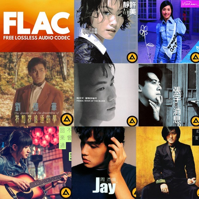 FLAC CD Audiophile 500 lagu chinese mandarin hi-res audio 16-24bit