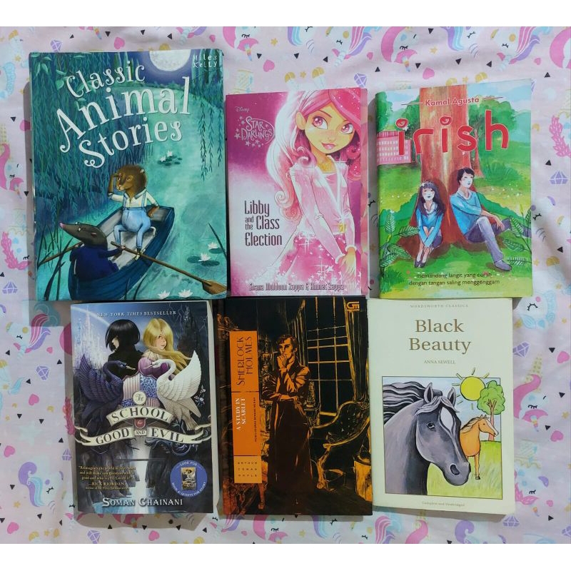 Buku Import, lokal Preloved buku cerita anak, novel, buku bahasa inggris, Story book