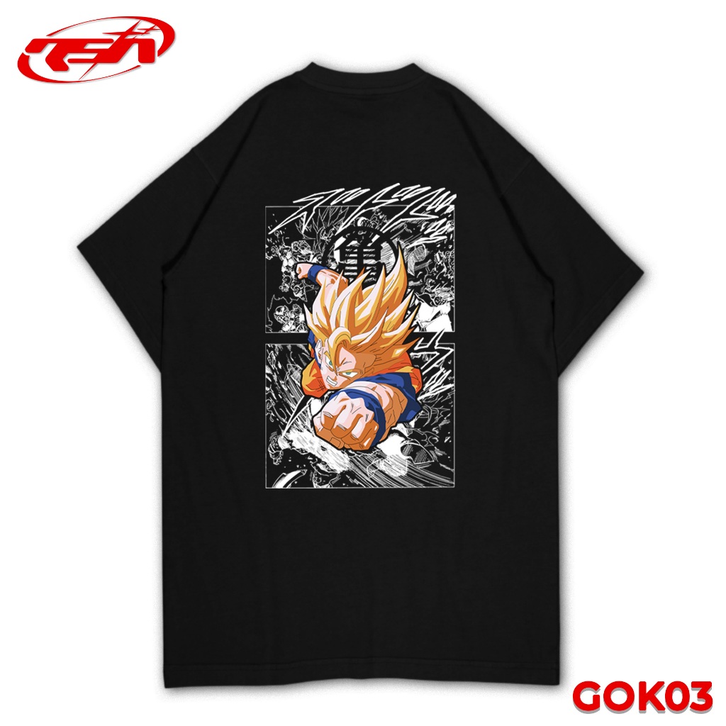 Kaos/T-Shirt Dragon Ball Super Saiyan Goku