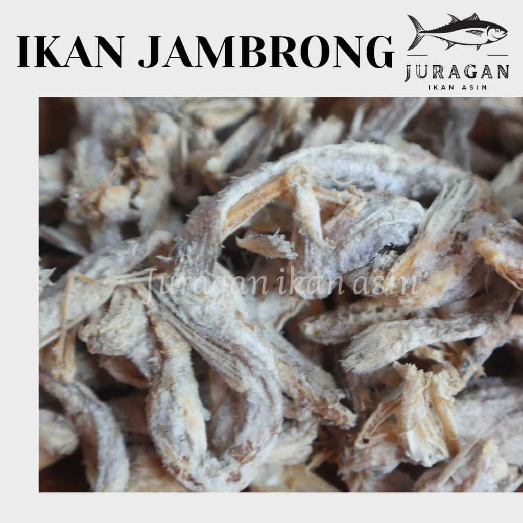 

IKAN ASIN JAMBRON KEMASAN 250GR BISA COD / TERSEDIA HARGA GROSIR