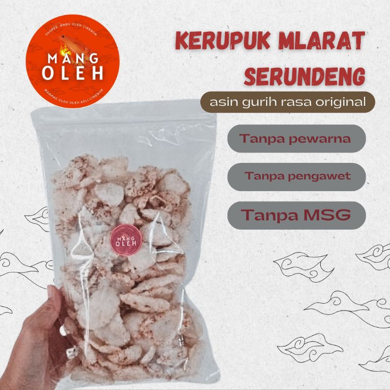 

Kerupuk Pasir Bumbu Serundeng Mlarat khas Cirebon