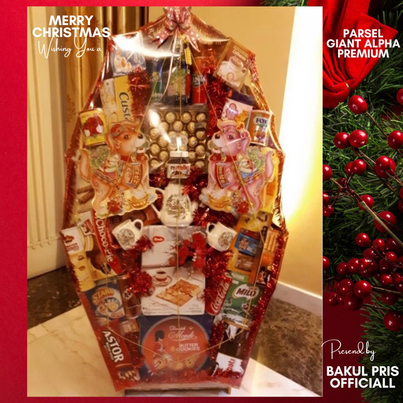 

Christmas Hampers Jumbo Premium 2 Meter Parsel natal jumbo Parsel tahun baru jumbo premium