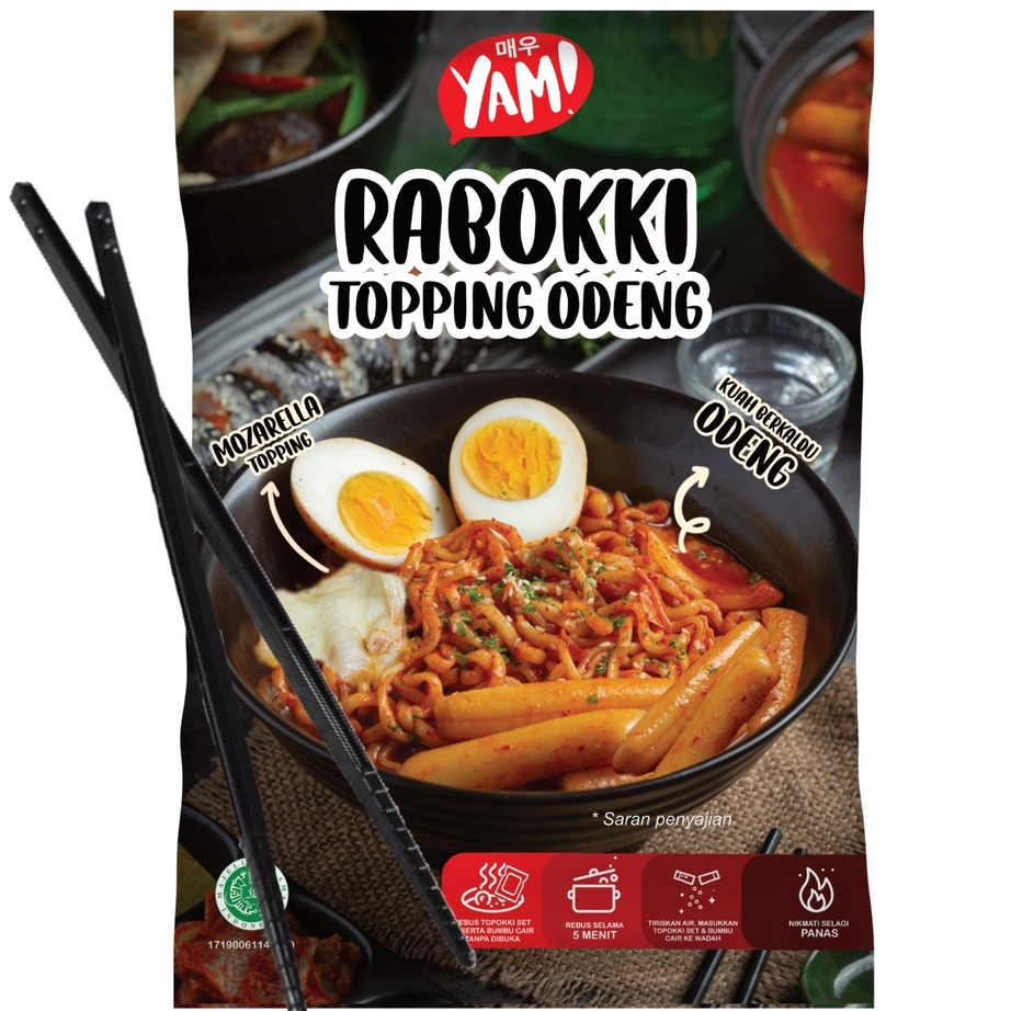 

ZXDS5700 STOK SIAP 【COD Rabokki Odeng Mozarella Authentic Yam! Tteokbokki Topokki Ramyeon Korean Food