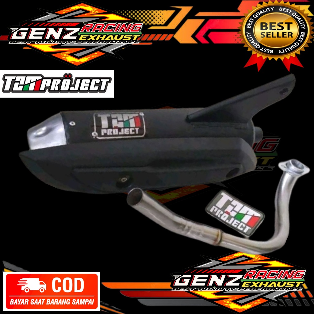 Knalpot Racing custom copy TZM Scoopy Prestige New BeaT New Deluxe GENIO Vario Aerox Lexi NMAX BeaT 