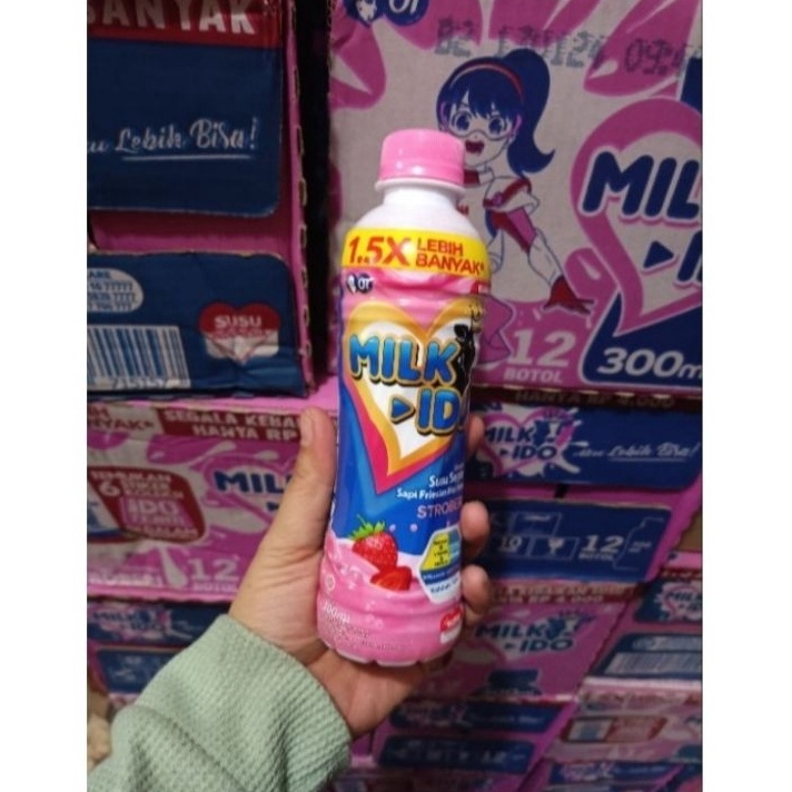 

QQTM4238 STOK SIAP 【COD milkido isi 12 pcs (1 karton rasa strawberry 200ml)