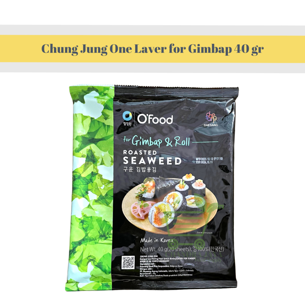 

Chung Jung One Laver for Gimbap 40 gr - Sushi Nori / Seaweed