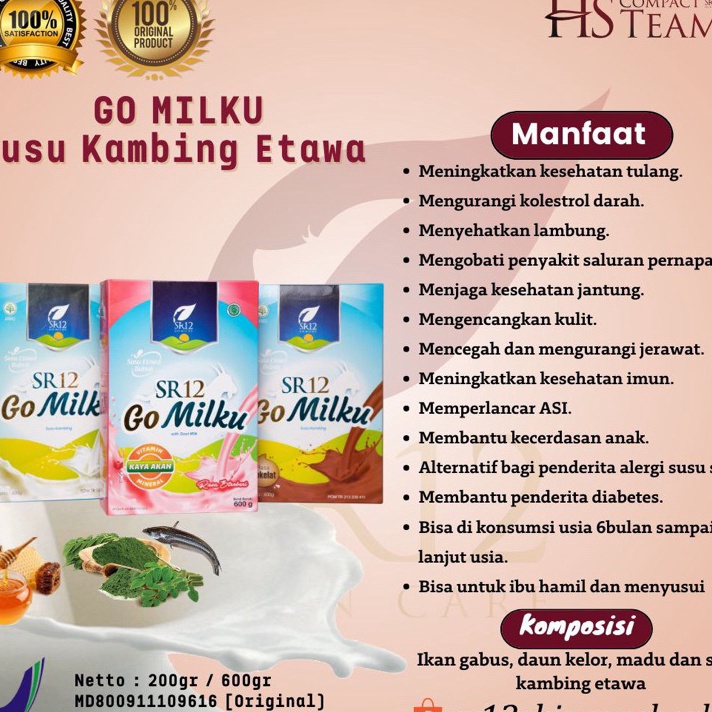 

TDKD1941 [PROMO SALE!!!] GO MILKU SR12 SUSU KAMBING ETAWA HALAL BPOM MENINGKATKAN KESEHATAN IMUN TUBUH MELANCARKAN ASI ASLI