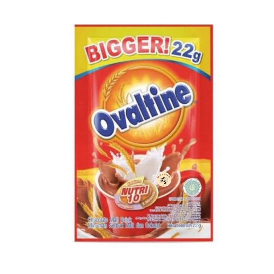 

CHXL1233 [PROMO MURAH!!!] Susu Ovaltine BIGGER 1 Renceng Isi 10 pcs @22gr