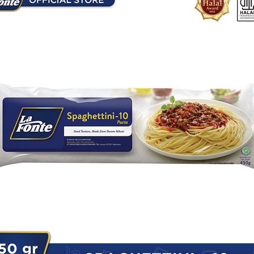 

SYHG1565 Terlaku... La Fonte Spaghettini 450gr - 1 Pc