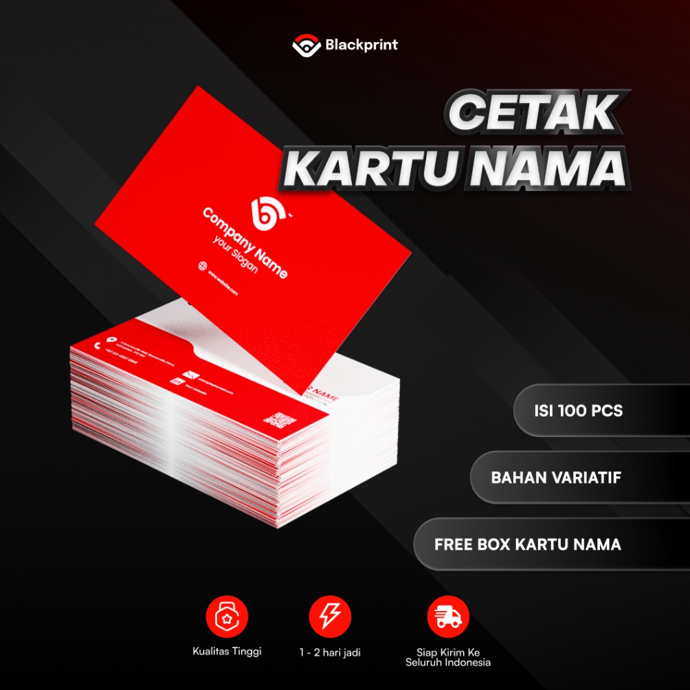 

[☼B46@] Kartu Nama isi 100 Box/ Kartu Nama / Bussiness Card/ Name Card Art Carton 260/ Kartu Nama 1 sisi Promo Termurah