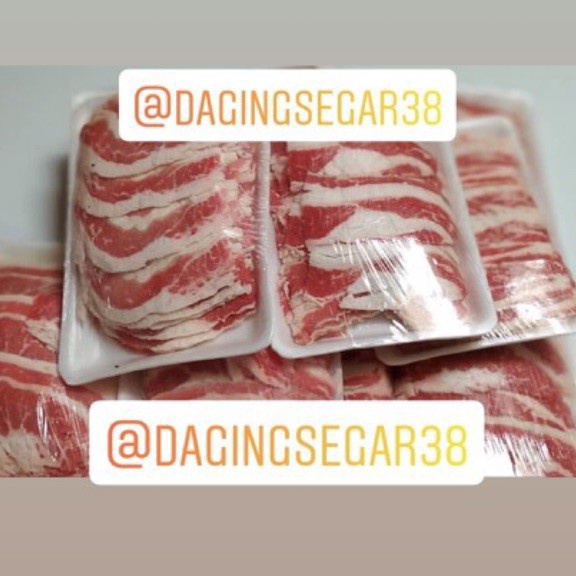 

QSFP8817 DiSkon !! USA SLICE BEEF @1KG - DAGING SAPI SLICE TIPIS US SHORTPLATE / DAGING YOSHINOYA
