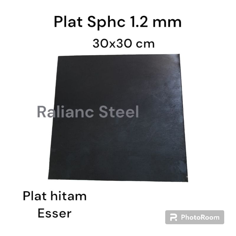 Plat Sphc Esser 1,2 mm 30x30 cm / Plat Baja Hitam