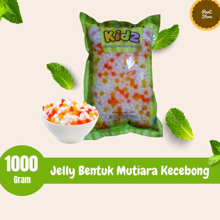 

Re4dy jelly bentuk mutiara kecebong warna warni kemasan 1kg Buy Again