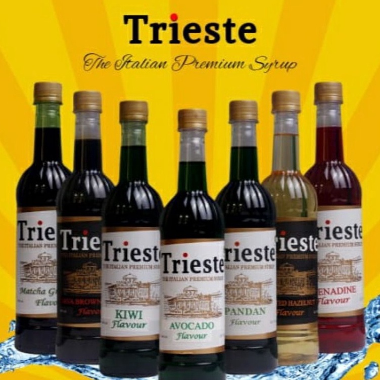 

Syrup Trieste The Italian Syrup Flavor 650ml Sirup Premium 83
