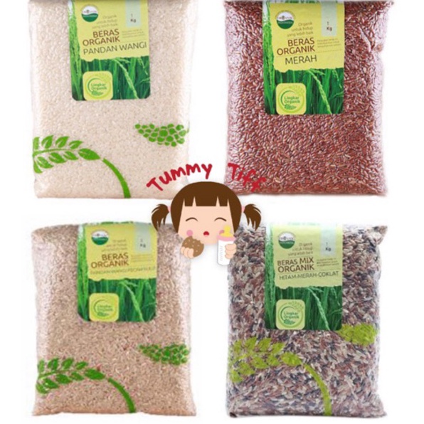 

CBRQ4703 (C6369] Lingkar Organik Beras Organic 1 Kg Pandan Wangi Putih/Merah/Hitam