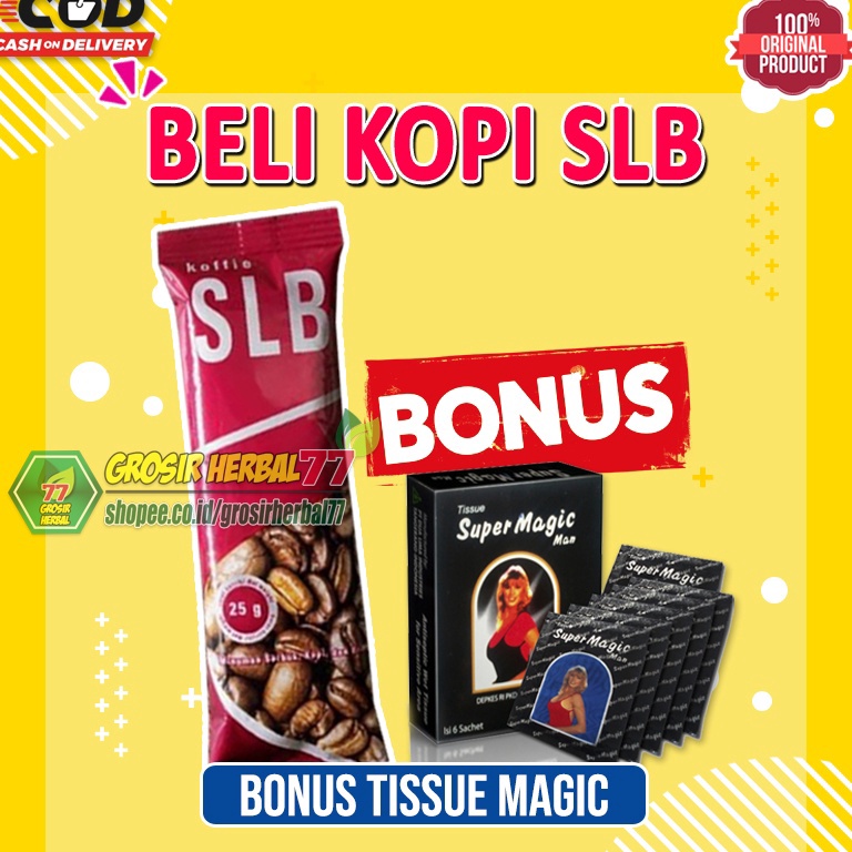 

T3rlar!s [SACHET] KOPI SLB Original BPOM Untuk Pria MURAH MurrrMerrr