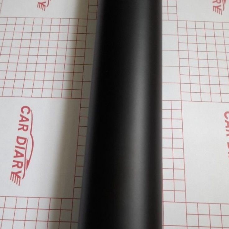 stiker skotlet hitam doff per meter