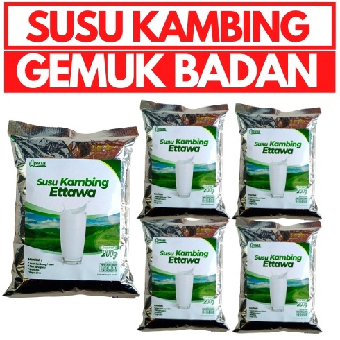

R3ady St0ck Susu Kambing Etawa Full Cream Penggemuk Badan Murah 200 Gr Checkout