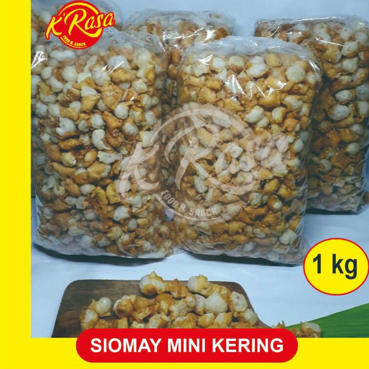 

LLQJ3017 STAR Siomay mini kering cms 1 kg. Cocok untuk campuran baso aci, seblak, bakso, mie rebus, cemilan dll