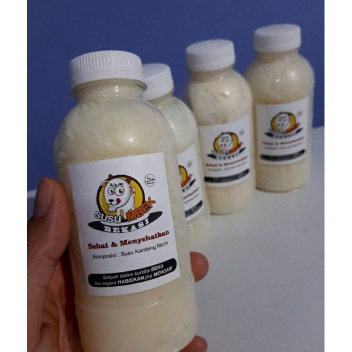 

ZHVR6400 Ready Stok susu kambing Etawa murni / susu mbek bekasi, 200 ml