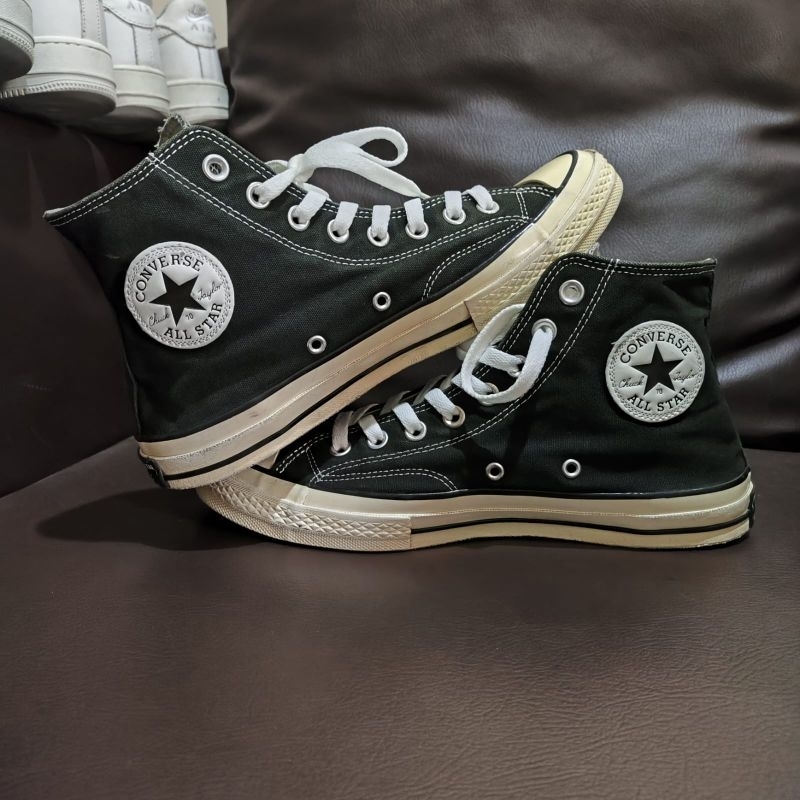 Sepatu converse ct 70s high bw second original