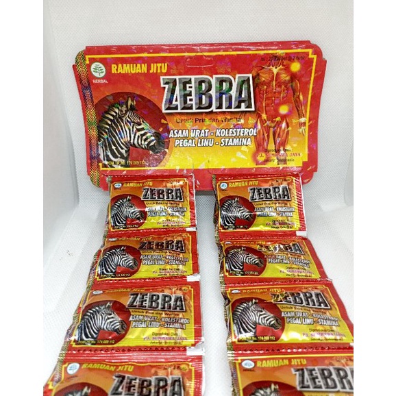 

[♢E37<] Zebra kapsul asam urat original [24]