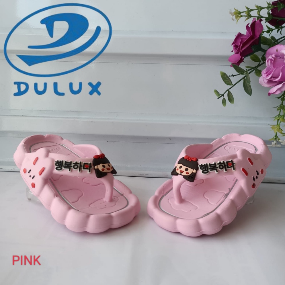 ❊ gos DULUX 526DC Sandal Jepit Anak Perempuan Model Japit KOREA Style Sandal Anak Perempuan Sendal C