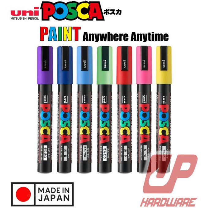 

UNI POSCA PC-5M Paint Marker (Medium Point) ↕Terbaru