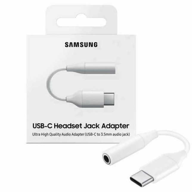 Diskon Samsung Converter USB Type C To Headseat Earphone Audio Colokan Jack Adapter Type C ke 3.5mm 