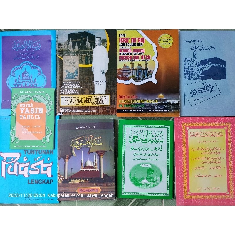 10 Kitab karya Kyai Ahmad Abdul Hamid Kendal Mustasyar PBNU Pencipta kalimat Wallahul Muwaffiq ila A