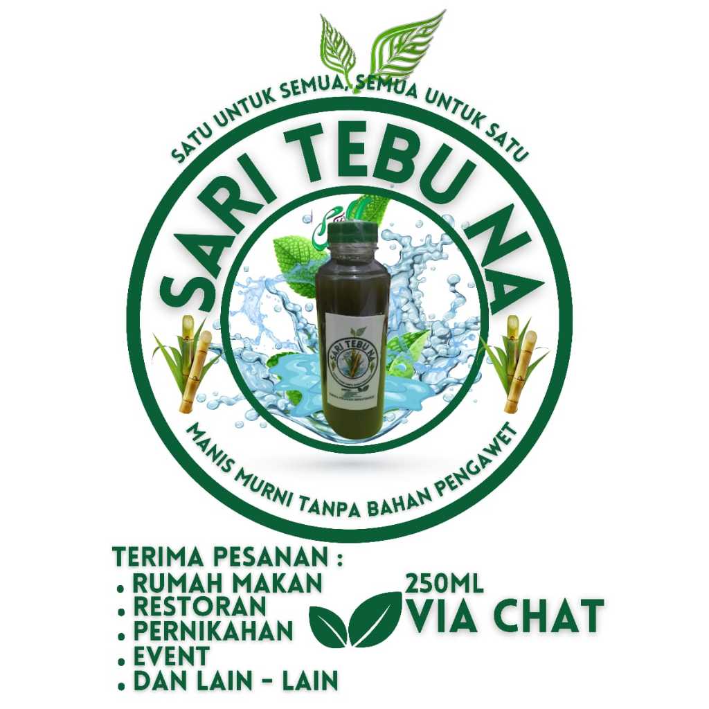 

Minuman sari tebu murni tanpa bahan pengawet berkualitas baik dan menjaga kesehatan 250ml