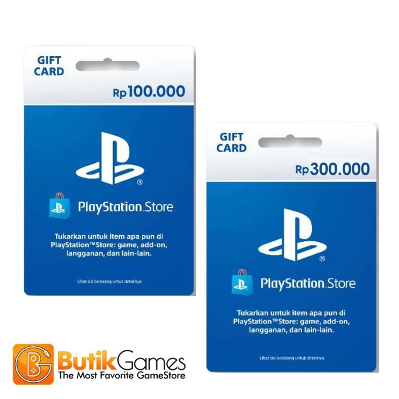 PS Wallet PlayStation Network Gift Card Indonesia IDR