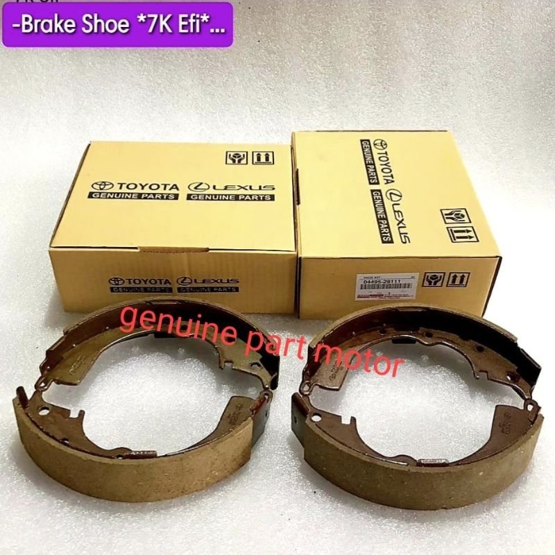 BRAKE SHOE/KAMPAS REM BELAKANG KIJANG 7K EFI(04495-0B020)