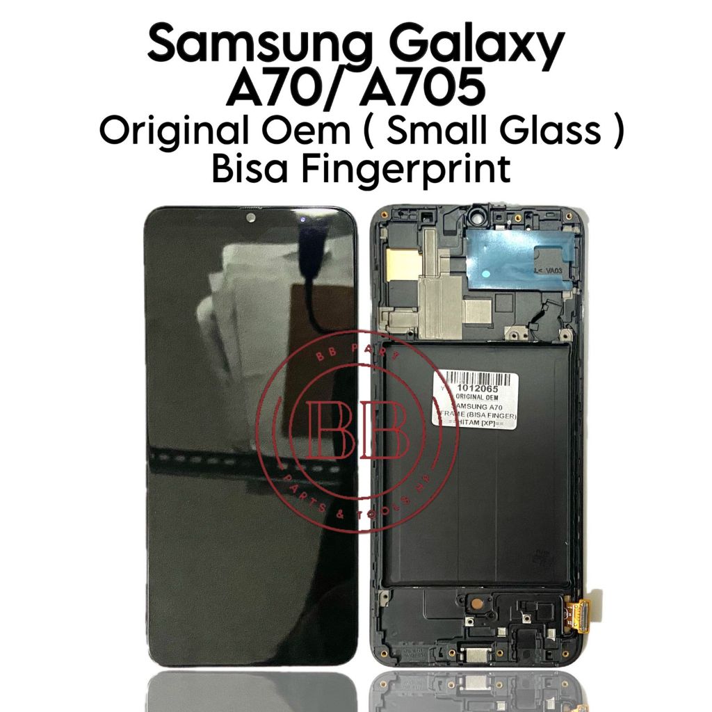 ORIGINAL OEM SMALL GLASS - LCD Touchscreen Fullset + Frame Samsung Galaxy A70 / A705 / SM-A705F / SM
