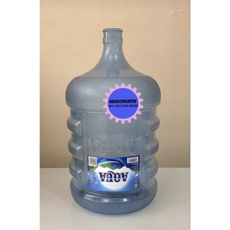 Galon Aqua Asli / Aqua Galon Asli Tanpa Air / Galon Kosong / Galon Aqua Kosong / Galon Air 19 liter