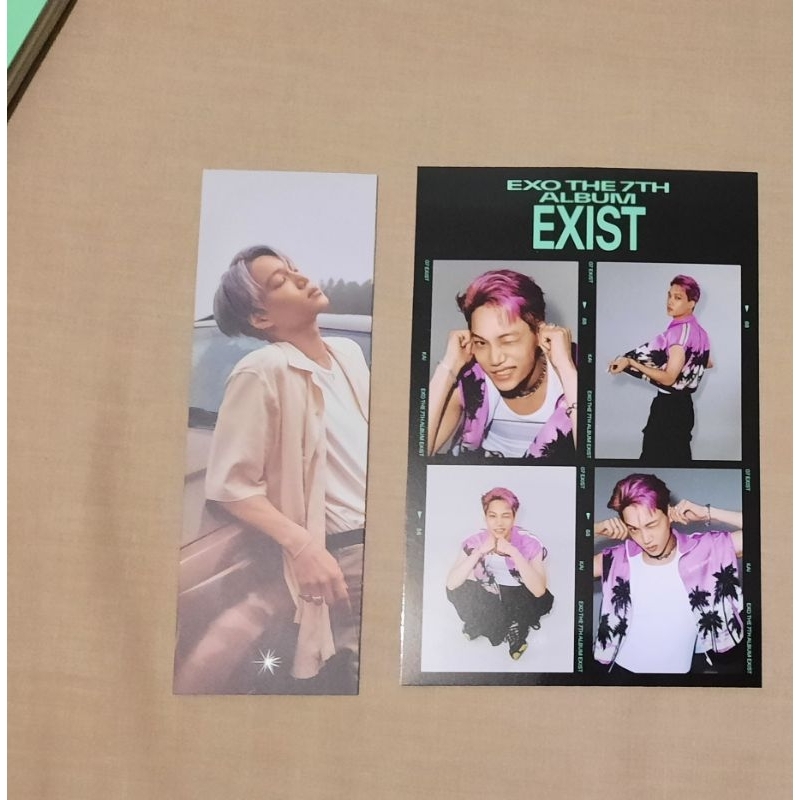 [Booked] 4cut photo and bookmark KAI exist