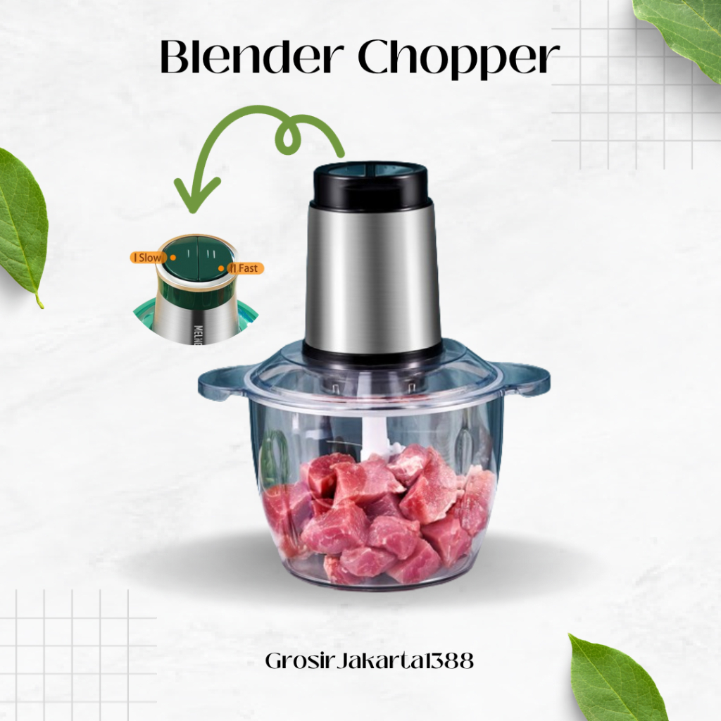 Blender Chopper Blender Daging Blender Bumbu / Blender Kapsul Blender Mini Chopper