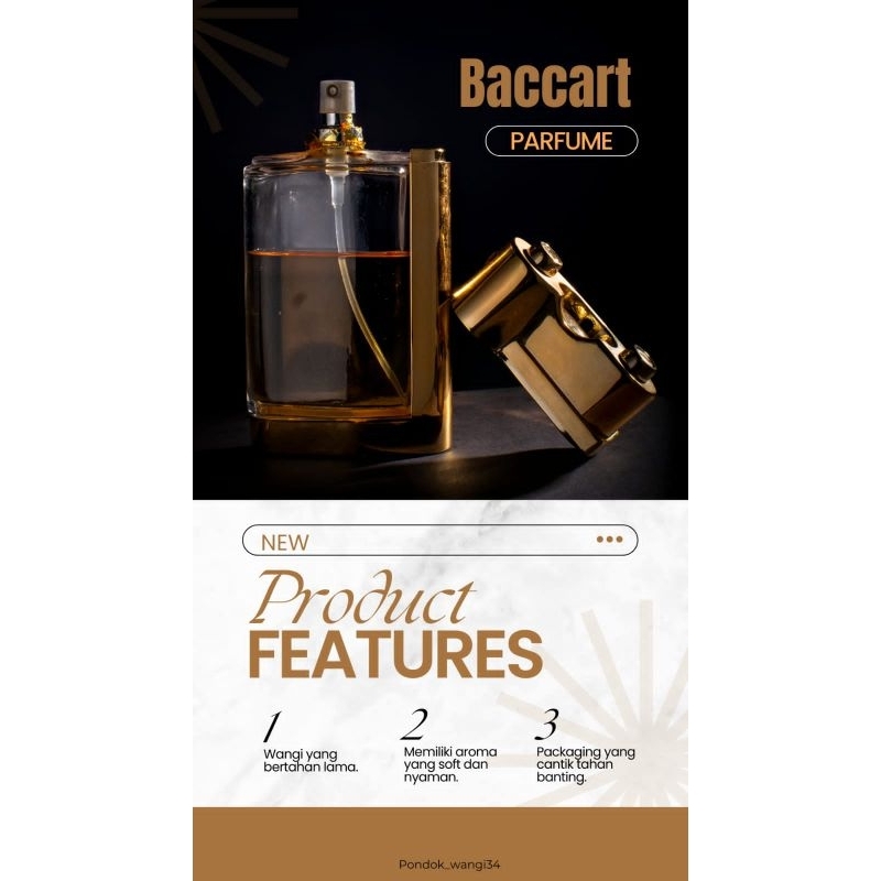 Parfum Baccarat Rouge/parfume murah/parfume iai ulang/bibit parfume