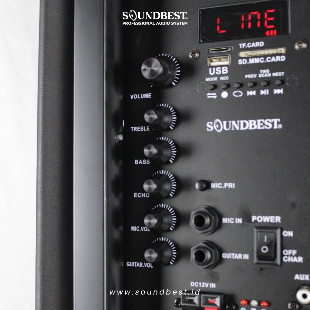 SOUNDBEST Speaker Portable XR-12 Garansi Resmi