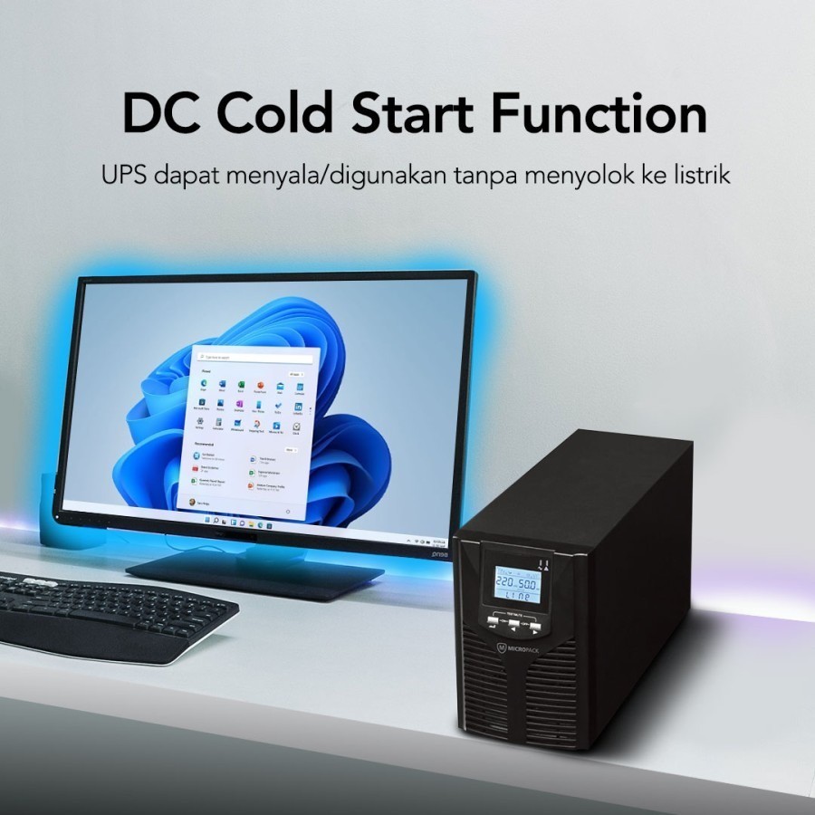 UPS Online MICROPACK 1KVA 1000VA / 900Watt MFU-1KVA