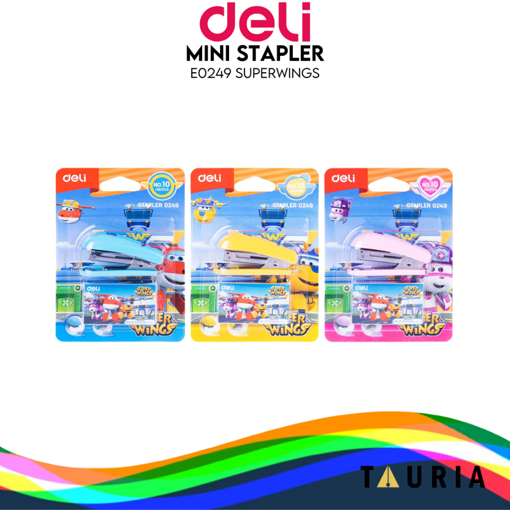 

Deli E0249 Superwings Stapler Sekolah 12 sheets No. 10