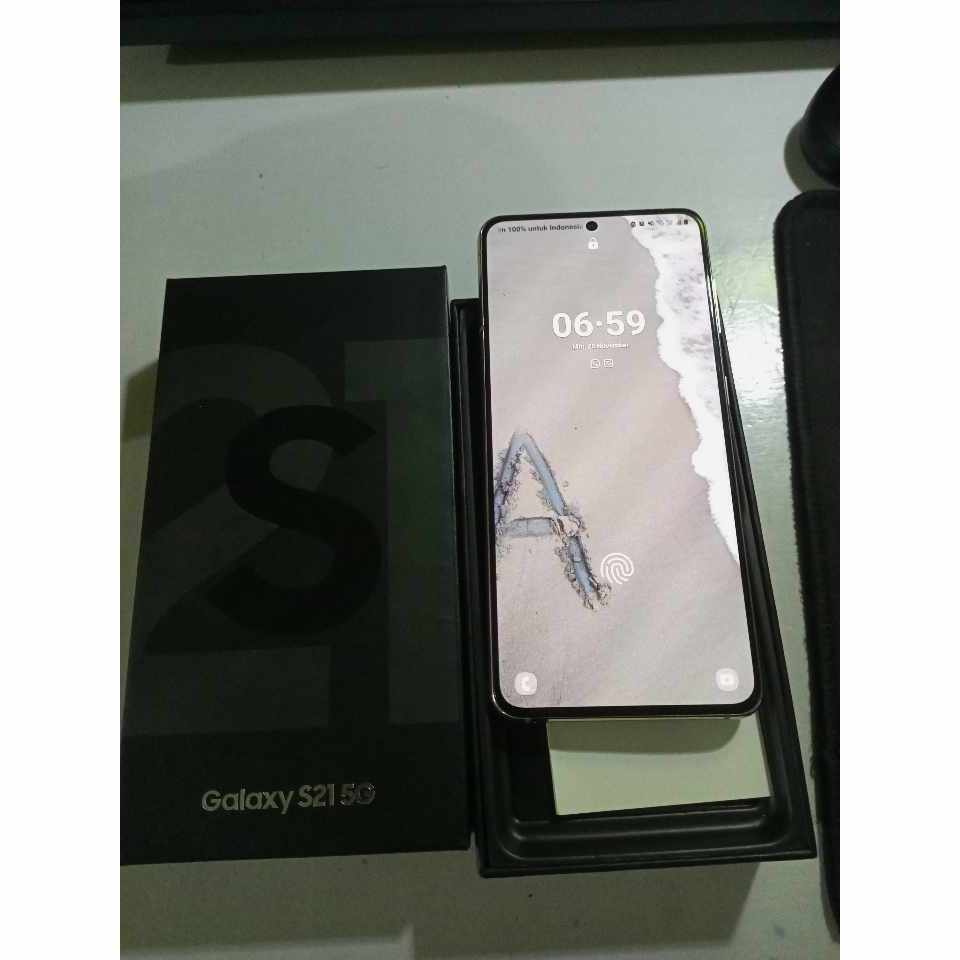 SAMSUNG GALAXY S21 FE 5G 8/128 SECOND FULLSET BEKAS GARANSI RESMI