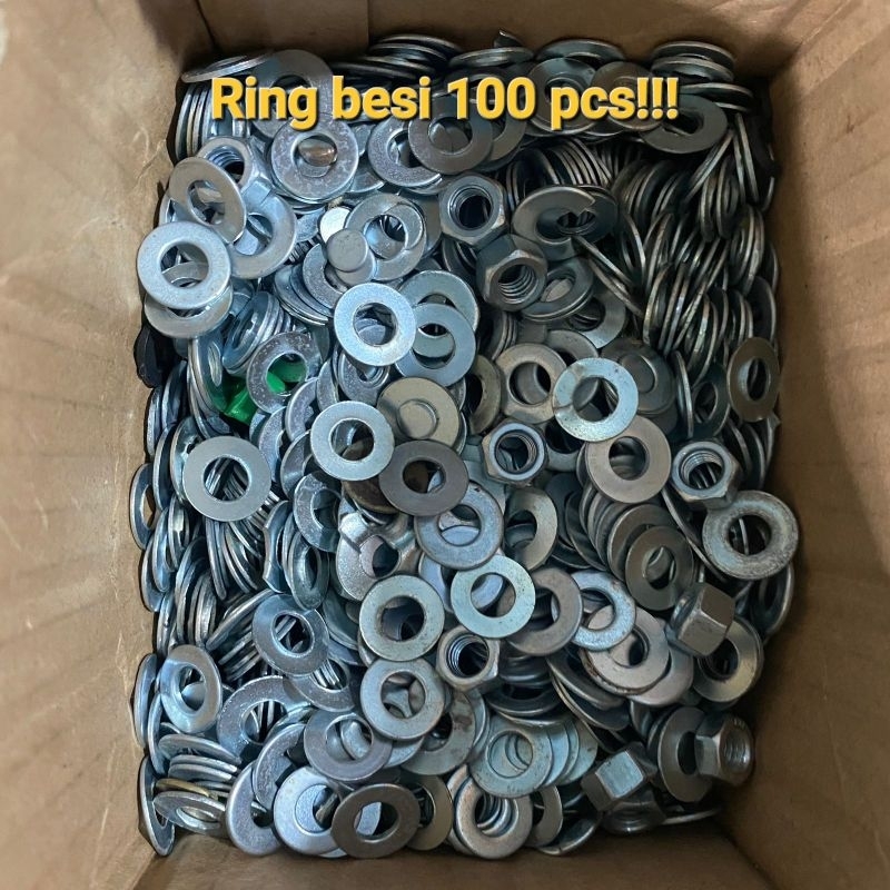 Dop/Knop/Karet+Mur Pipa Ring tebel/Ring besi/Ring Tipis