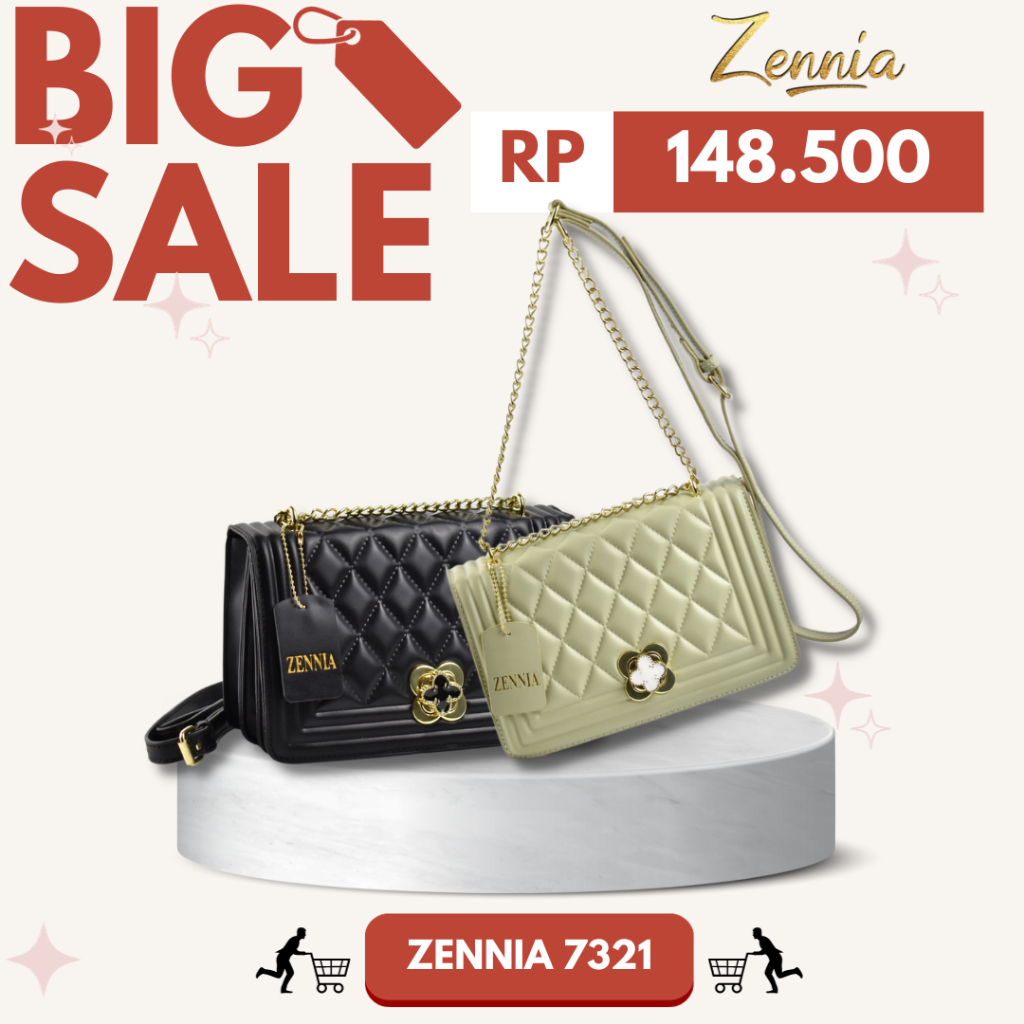 Tas Zennia 7321 Tas Selempang Wanita/Sling Bag Tas Fashion Hand Bag