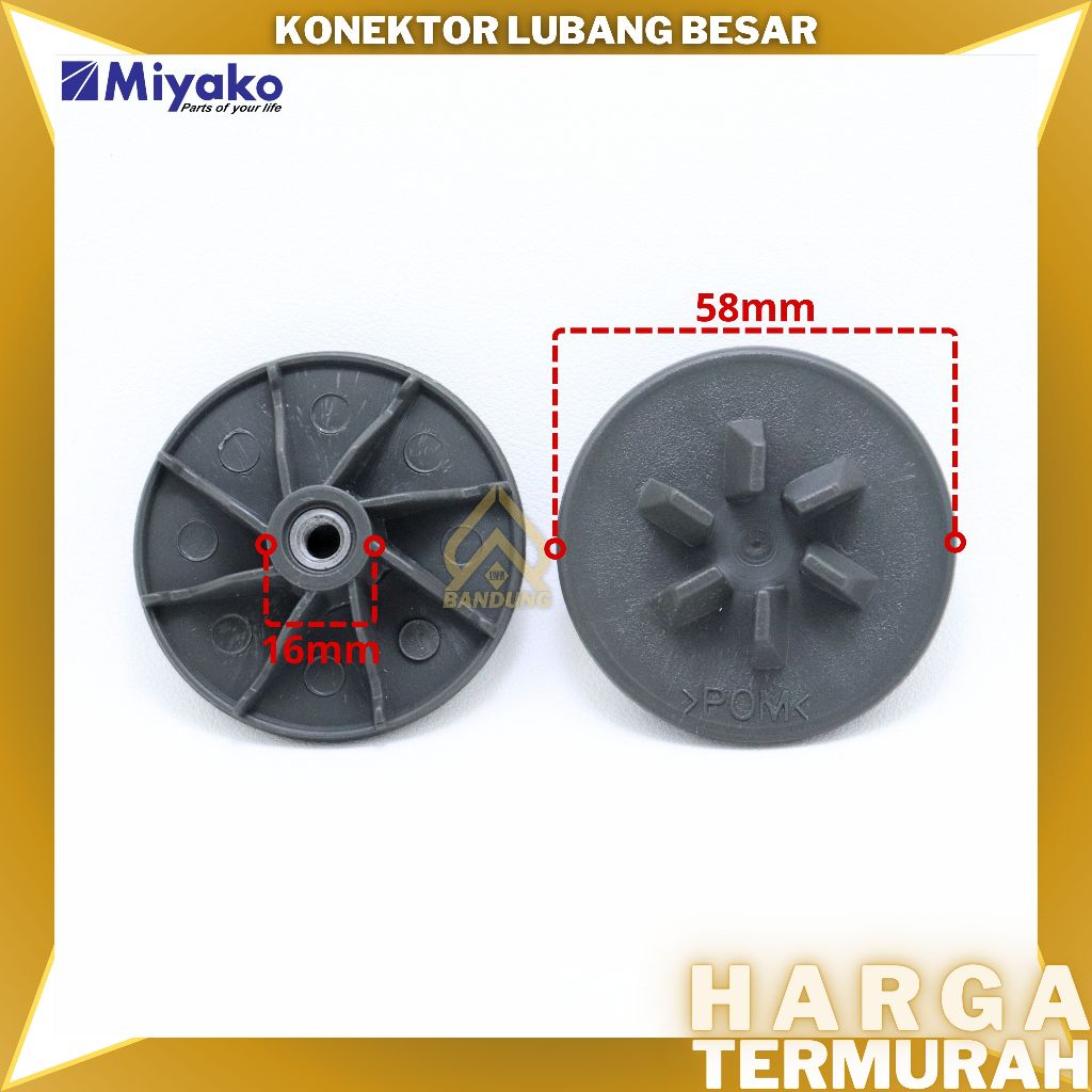 KONEKTOR BLENDER MIYAKO | KONEKTOR NASIONAL LUBANG BESAR | CONEKTOR BLANDER MIYAKO | GIGI BLANDER | 