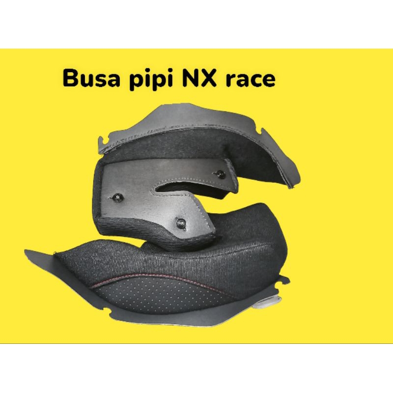 busa helm kyt NX RACE dan nfr busa pipi