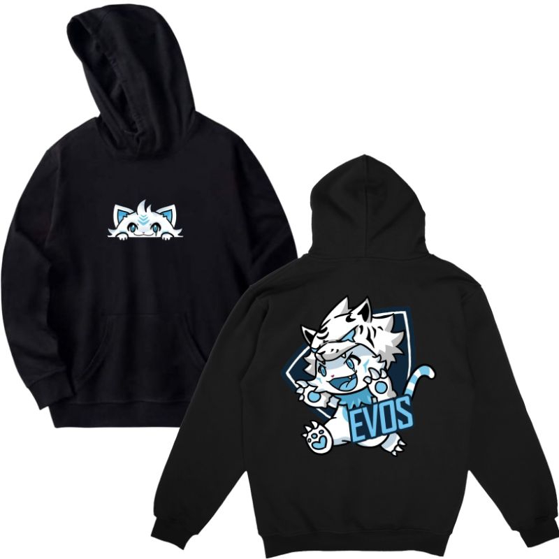 Jaket Sweater Hoodie Evos Roar MLBB Esport