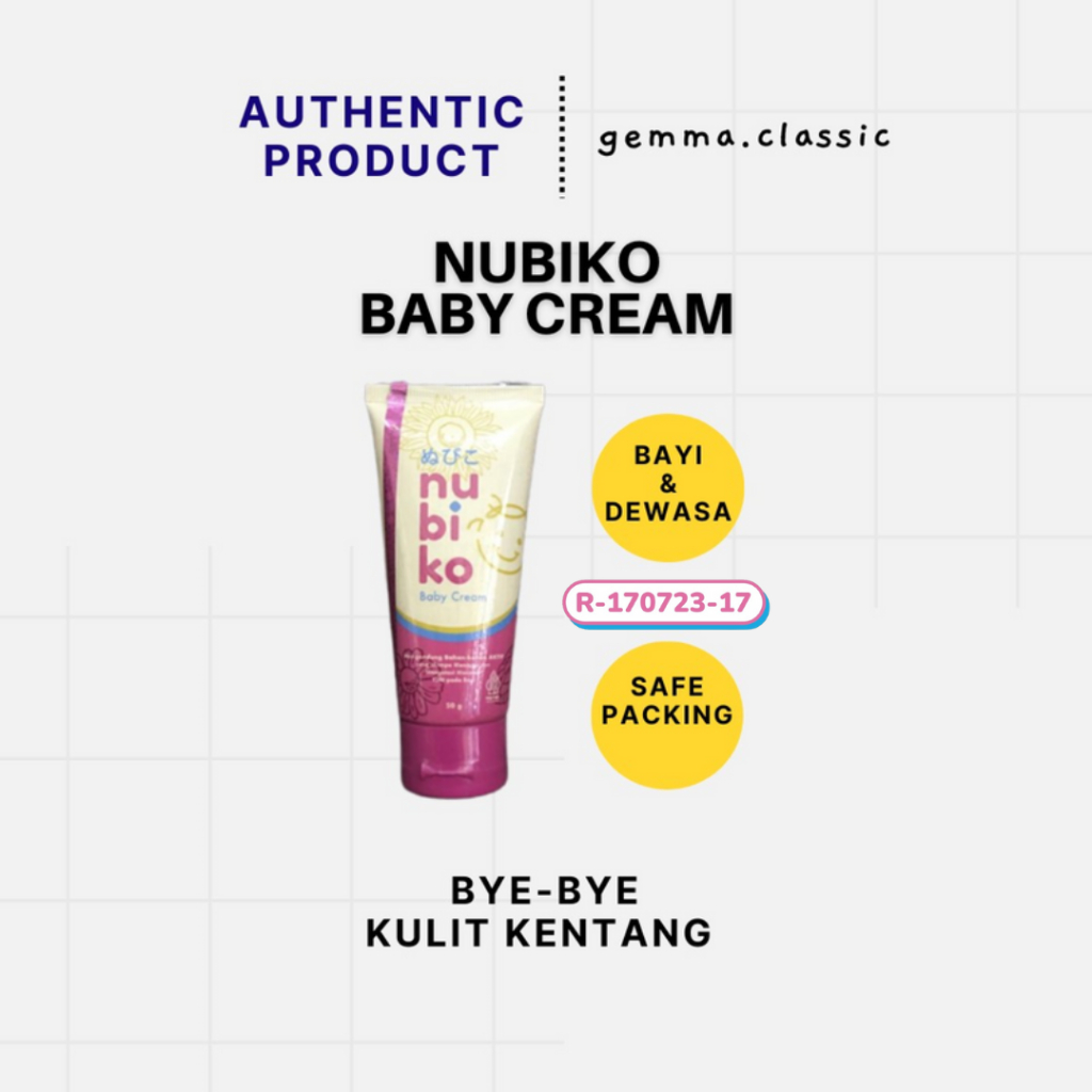 NUBIKO Baby Cream Skincare Krim Dewasa Anak Bayi Spesialis Bekas Luka Gigit Nyamuk 50gr Original